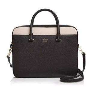 kate spade 13" saffiano leather laptop bag